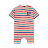 Baby jumpsuit multicolor stripes