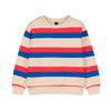 Bonmot Organic_Sweatshirt wide horizontal stripes