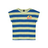 Bonmot Organic_T-shirt wide stripes rainbow