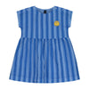 Bonmot Organic_Dress vertical stripes