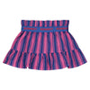 Bonmot Organic_Mini skirt vertical stripes
