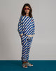 Bonmot Organic_Jogger trouser diagonal stripes_hover image