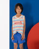 Bonmot Organic_Tank t-shirt multicolor stripes_hover image