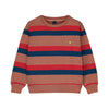 Sweatshirt wide horizontal stripes