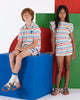 Bonmot Organic_Playsuit multicolor stripes_hover image