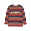 Bonmot Organic_T-shirt wide horizontal stripes