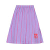 Bonmot Organic_Long skirt thin vertical stripes