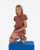 Bonmot Organic_Mini skirt vertical stripes_hover image