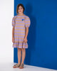 Bonmot Organic_Dress balloon sleeves stripes_hover image