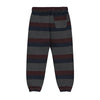 Jogger trouser wide horizontal stripes