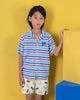 Bonmot Organic_Terry shirt multicolor stripes_hover image