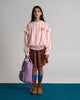 Bonmot Organic_Short velvet skirt two stripes_hover image